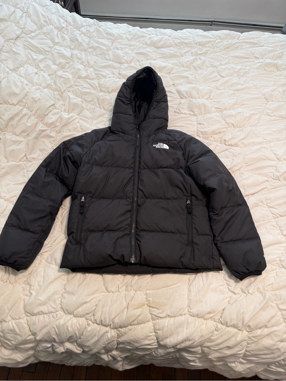 Boys north face reversible jacket L